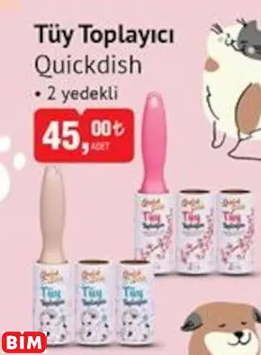QUİCKDİSH TÜY TOPLAYICI